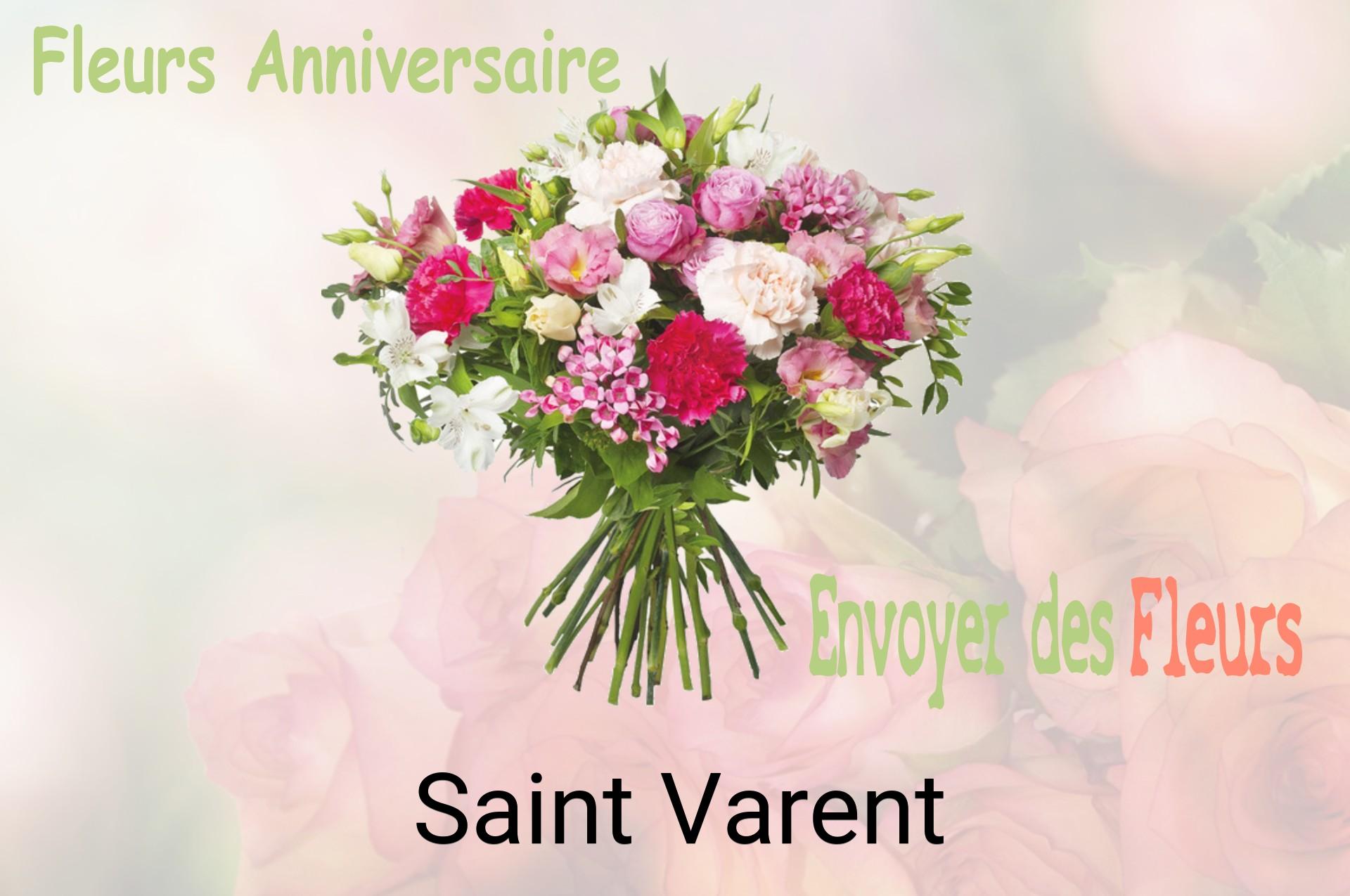 Bouquet de fleurs d’anniversaire livré à Saint-Varent