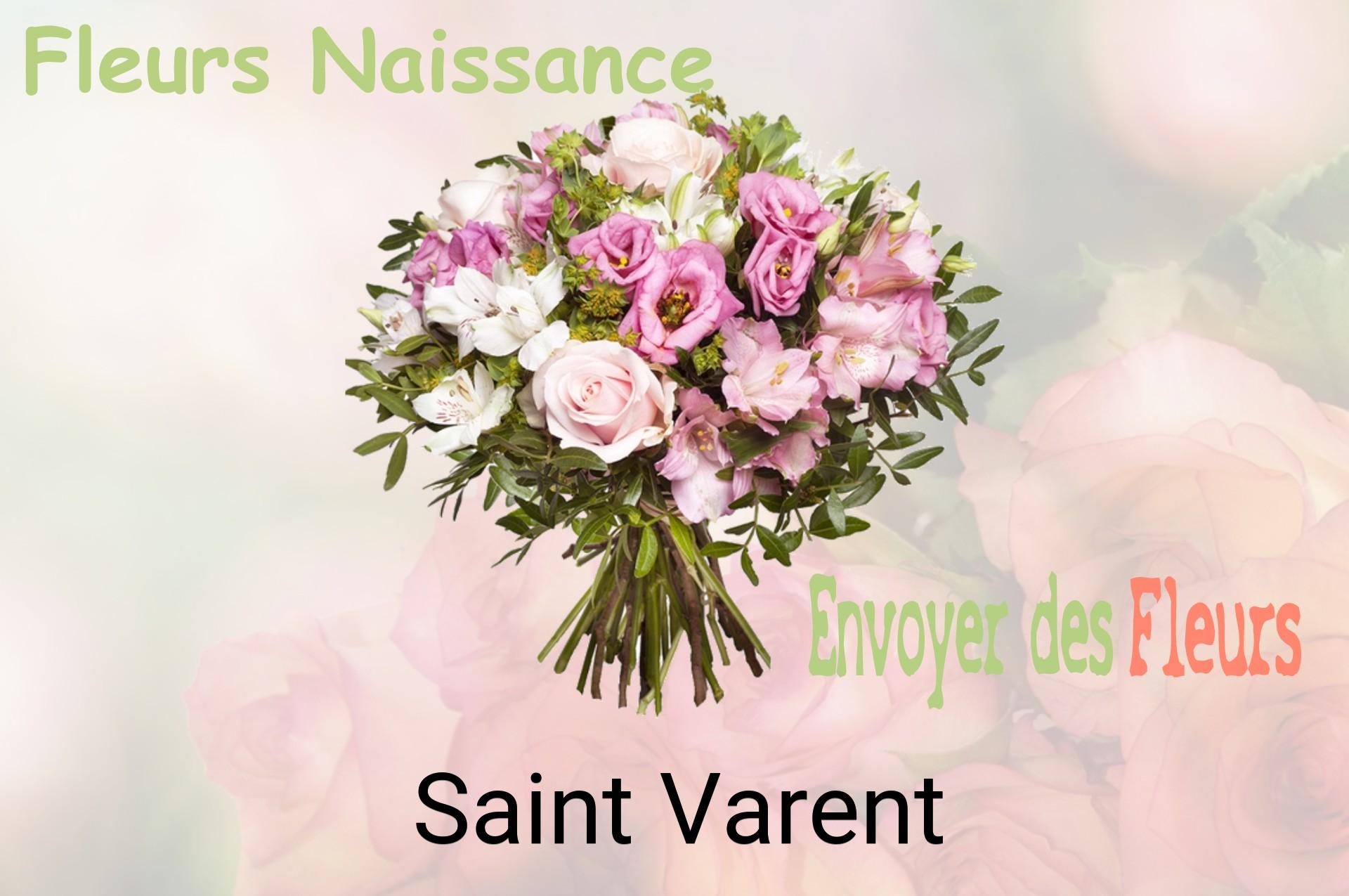 Bouquet de fleurs de naissance livré à Saint-Varent